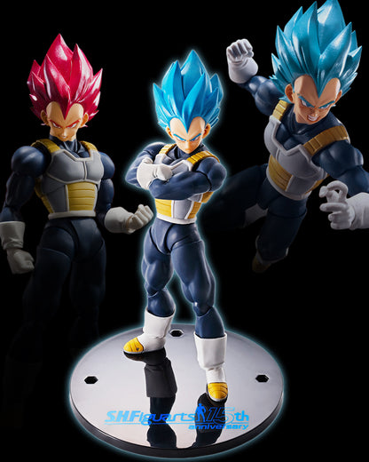 Dragon Ball Super Figura S.H. Figuarts Vegeta Super Saiyan Blue (15th Anniversary Version) 14 cm