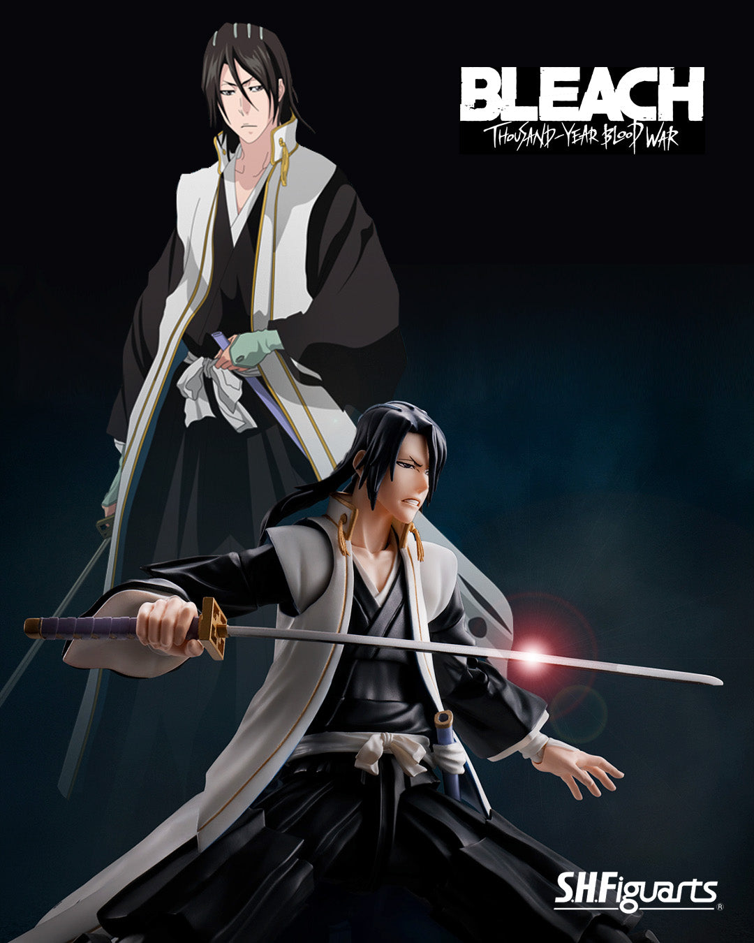 Byakuya Kuchiki Fig. 15,5 cm Bleach: Thousand- Year Blood War SH Figuarts