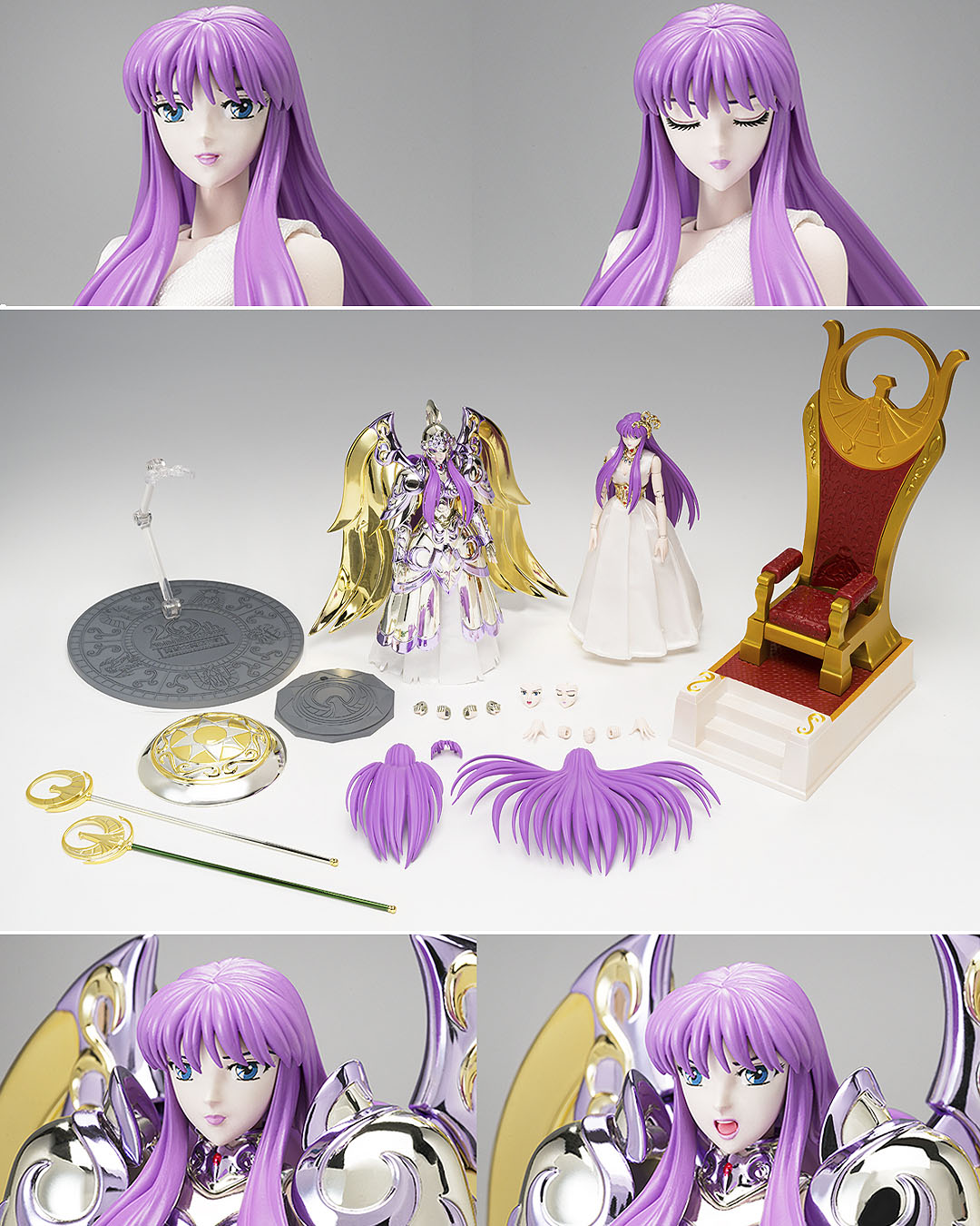 Goddess Athenea & Saori Kido Fig.16 cm Saint Seiya Cloth Myth EX