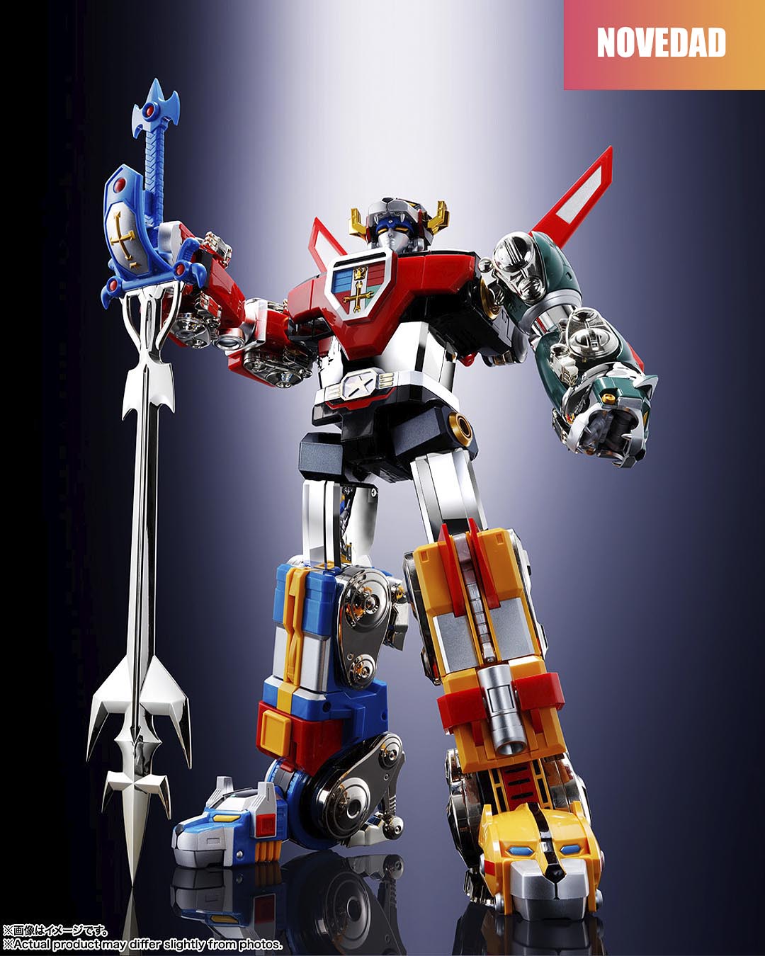 GX-71SP Voltron 50th version Figura 27cm Voltron Soul Of Chogokin