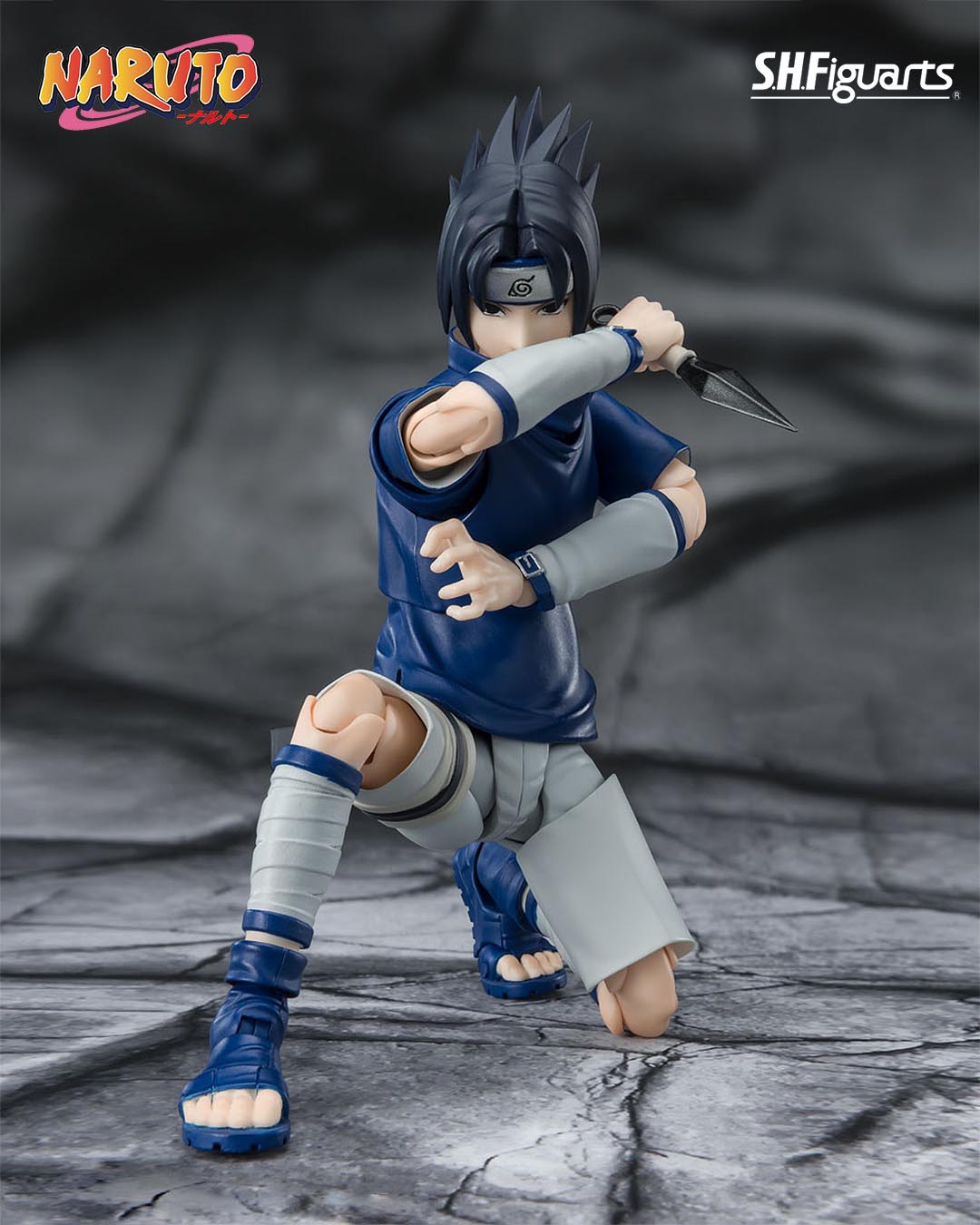 Naruto Figura S.H. Figuarts Sasuke Uchiha -Ninja Prodigy of the Uchiha Clan Bloodline- 13 cm