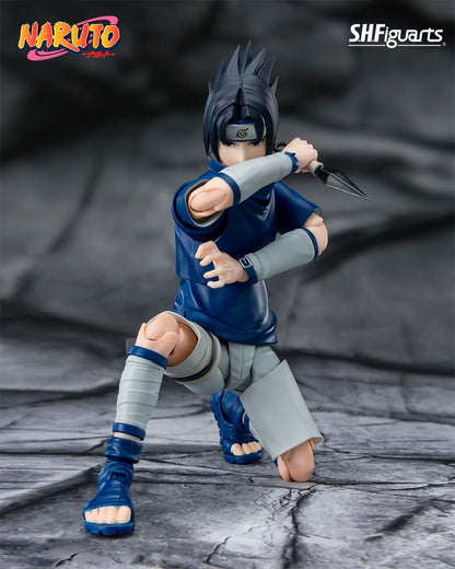 Naruto Figura S.H. Figuarts Sasuke Uchiha -Ninja Prodigy of the Uchiha Clan Bloodline- 13 cm
