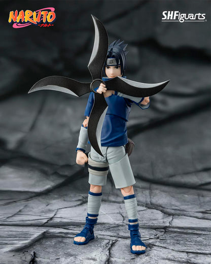 Naruto Figura S.H. Figuarts Sasuke Uchiha -Ninja Prodigy of the Uchiha Clan Bloodline- 13 cm