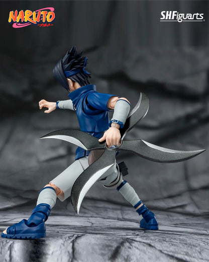 Naruto Figura S.H. Figuarts Sasuke Uchiha -Ninja Prodigy of the Uchiha Clan Bloodline- 13 cm