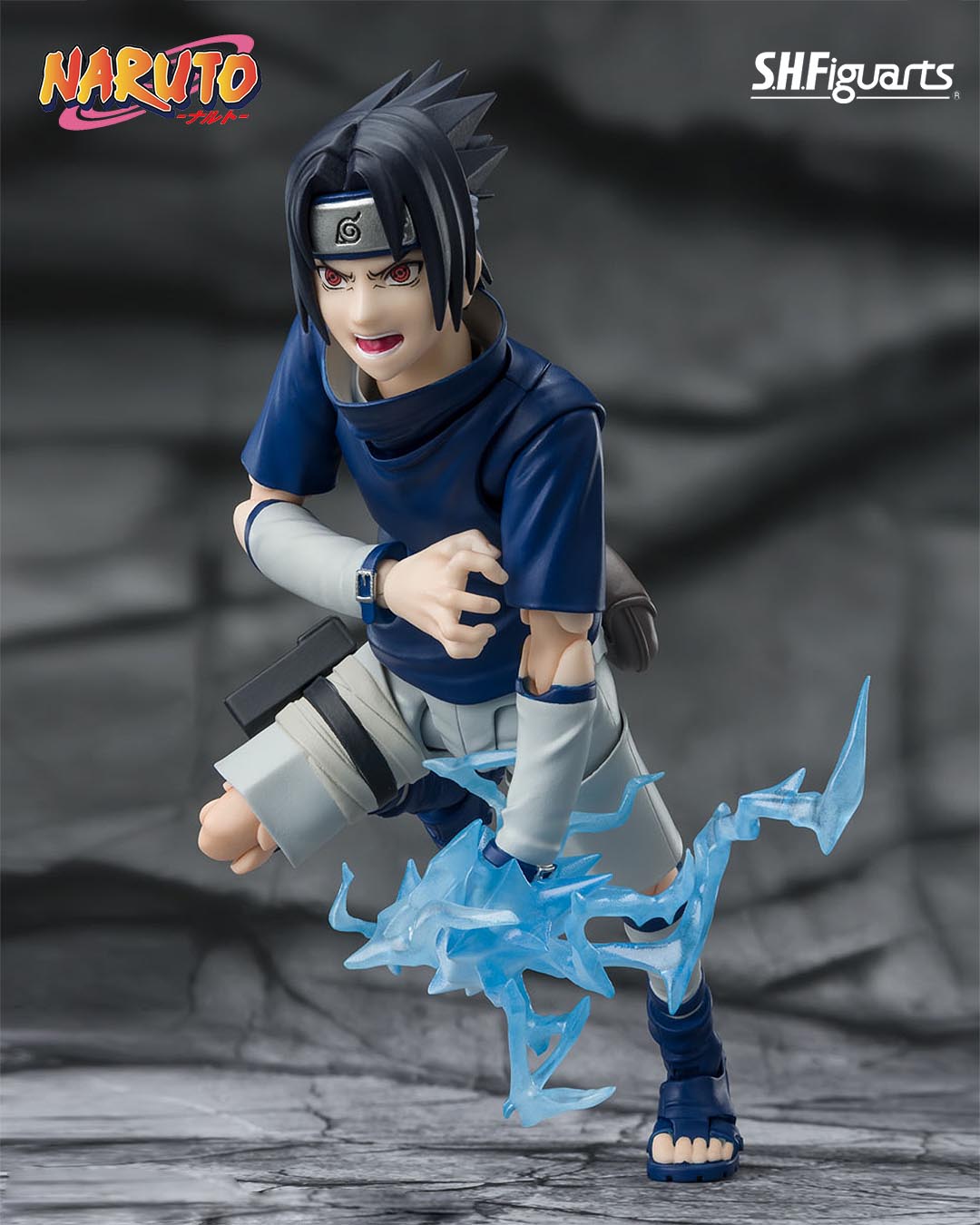 Naruto Figura S.H. Figuarts Sasuke Uchiha -Ninja Prodigy of the Uchiha Clan Bloodline- 13 cm