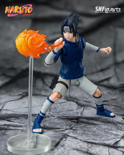 Naruto Figura S.H. Figuarts Sasuke Uchiha -Ninja Prodigy of the Uchiha Clan Bloodline- 13 cm