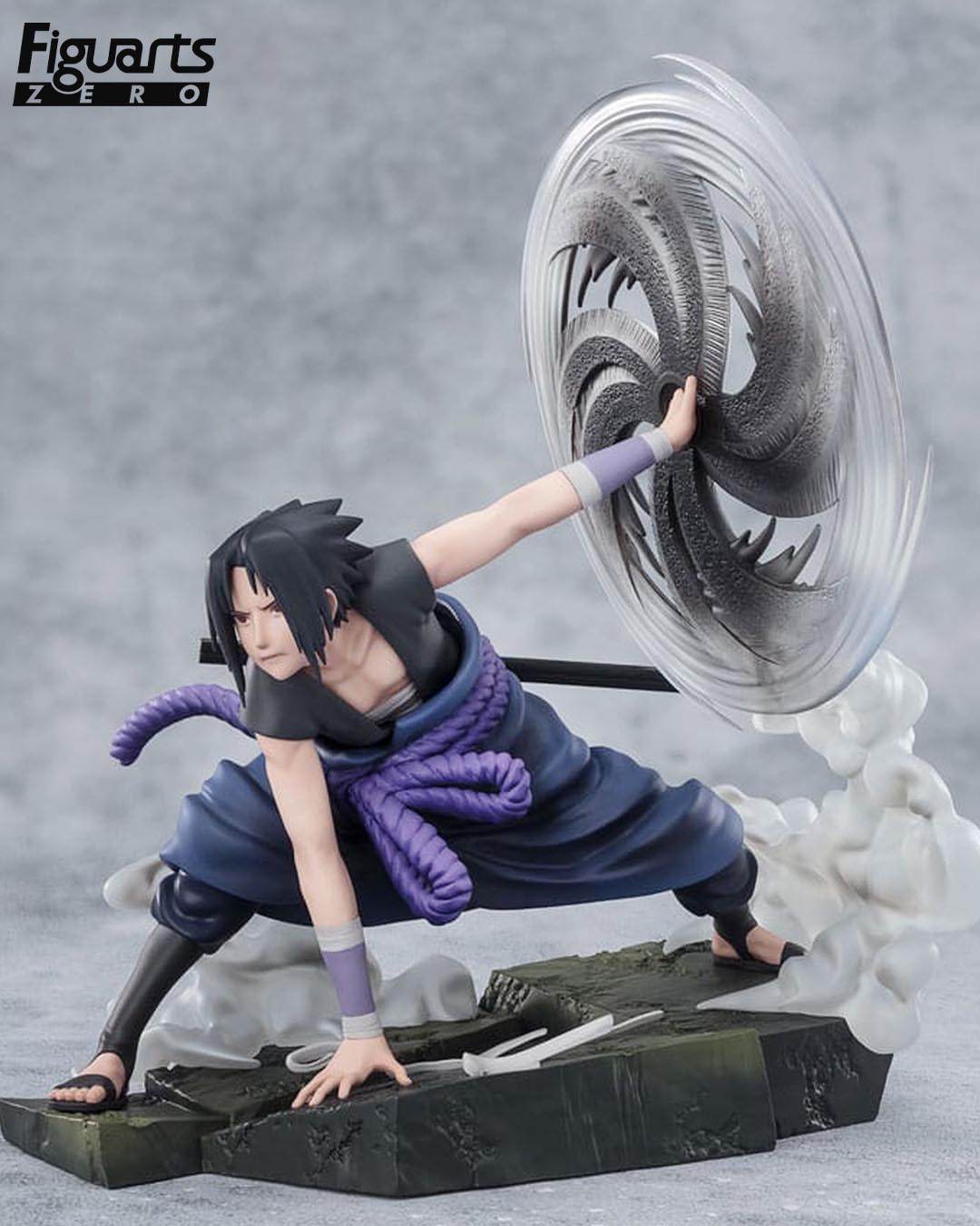Naruto Shippuden Estatua PVC FiguartsZERO Extra Battle Sasuke Uchiha -The Light & Dark of the Mangekyo Sharingan- 20 cm