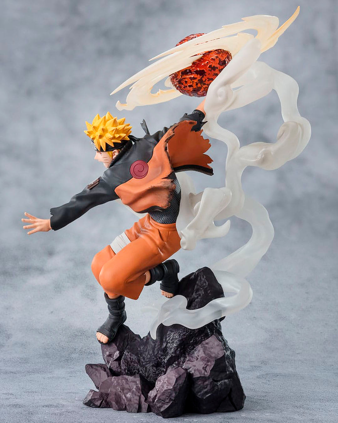 Naruto Shippuden Figuarts ZERO Extra Battle Estatua PVC Naruto Uzumaki-Sage Art: Lava Release Rasenshuriken 24 cm