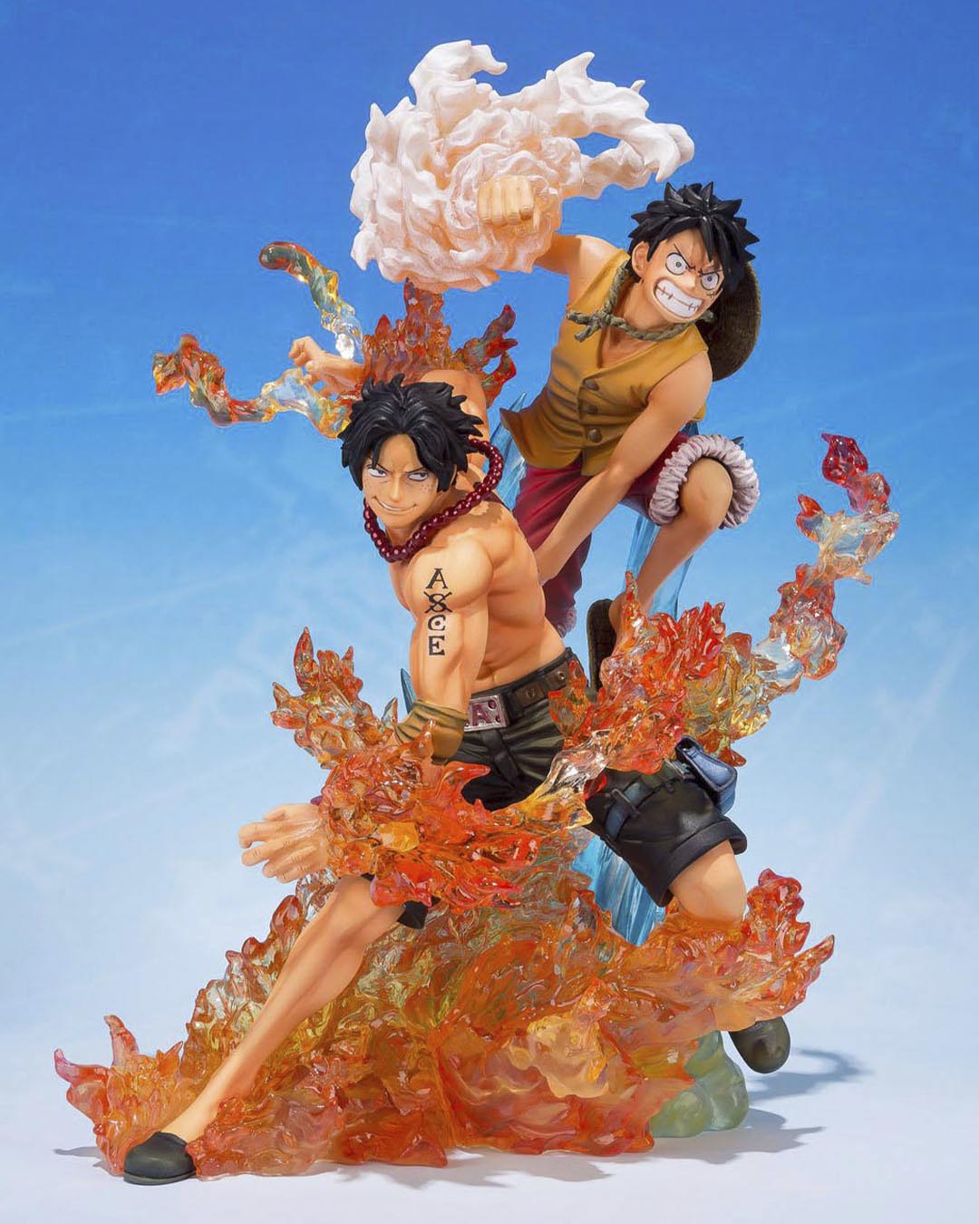 One Piece Estatua PVC FiguartsZERO Portgas D. Ace Brother's Bond 16 cm