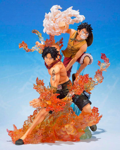 One Piece Estatua PVC FiguartsZERO Portgas D. Ace Brother's Bond 16 cm