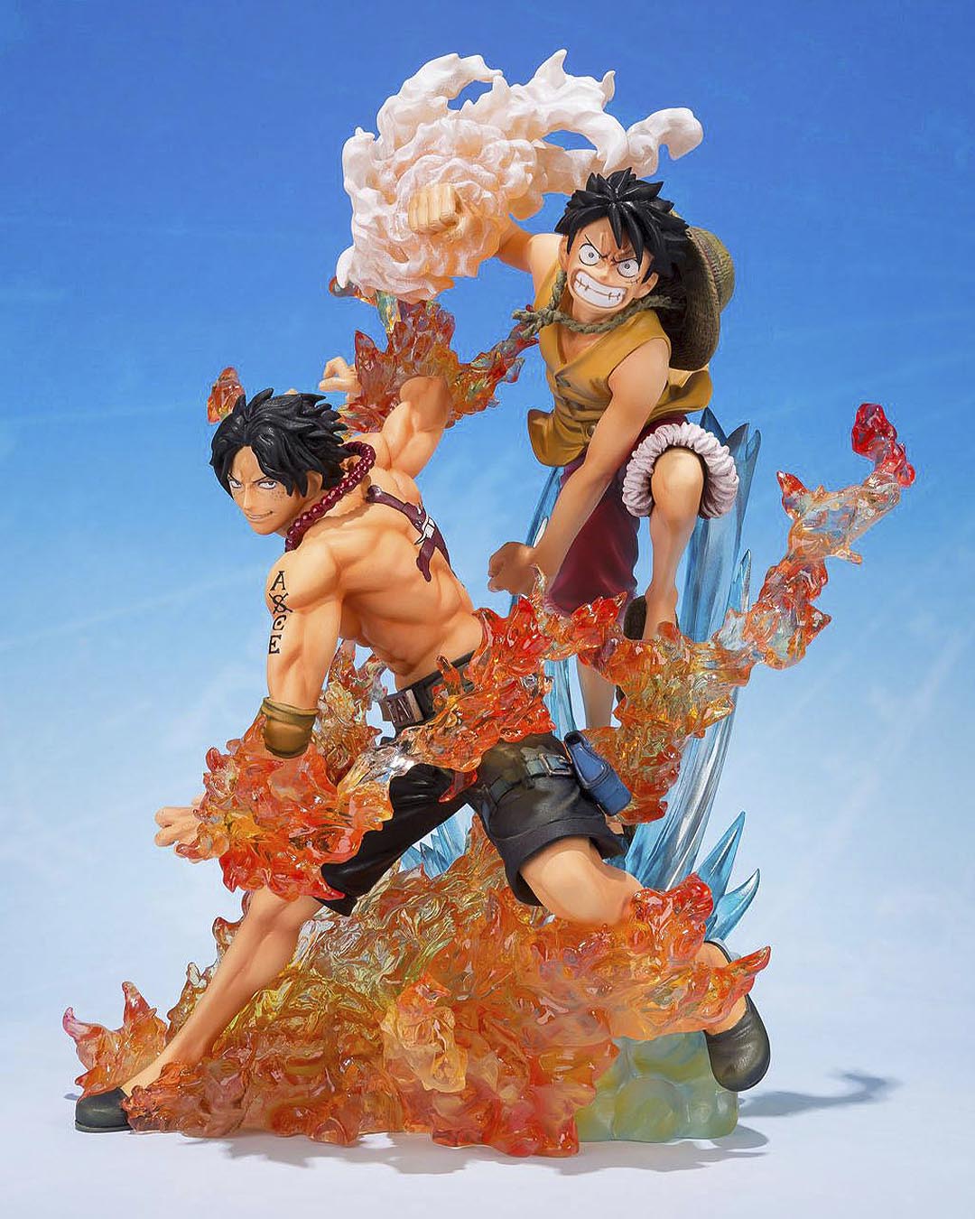 One Piece Estatua PVC FiguartsZERO Portgas D. Ace Brother's Bond 16 cm