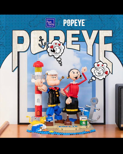 Popeye & Olivia set construcción 33 cm Popeye Pantasy