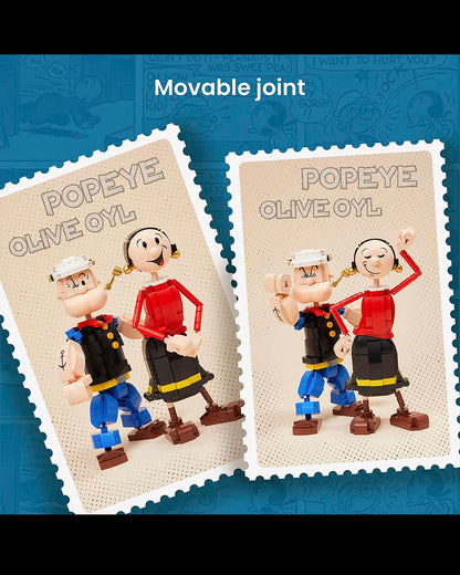 Popeye & Olivia set construcción 33 cm Popeye Pantasy