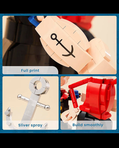 Popeye & Olivia set construcción 33 cm Popeye Pantasy
