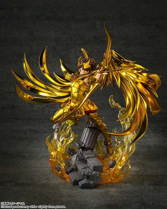 Saint Seiya Figuarts ZERO Metallic Touch Estatua PVC Sagitarius Seiya 25 cm (EMBALAJE CON DAÑO)