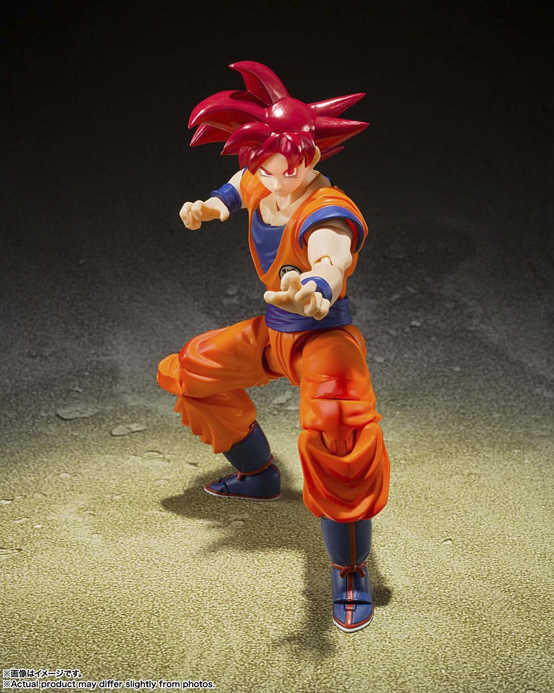 Dragon Ball Super Figura S.H. Figuarts Super Saiyan God Son Goku Saiyan God Instilled with the light of Reighteous Hearts 14 cm