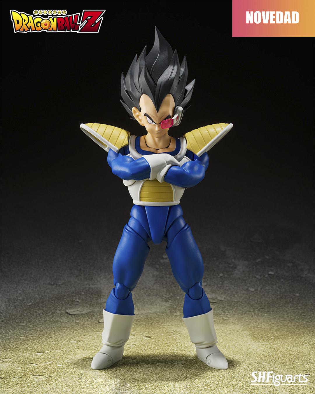 Dragon Ball Z Figura S.H. Figuarts Vegeta 24000 Power Level 14 cm
