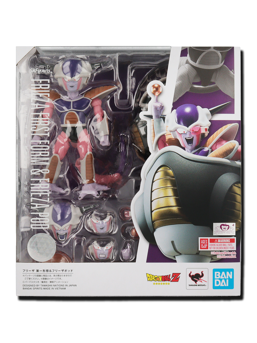 Frieza First Form & Frieza Pod set Figura 11cm Dragon Ball Z SH figuarts RE-ISSUE