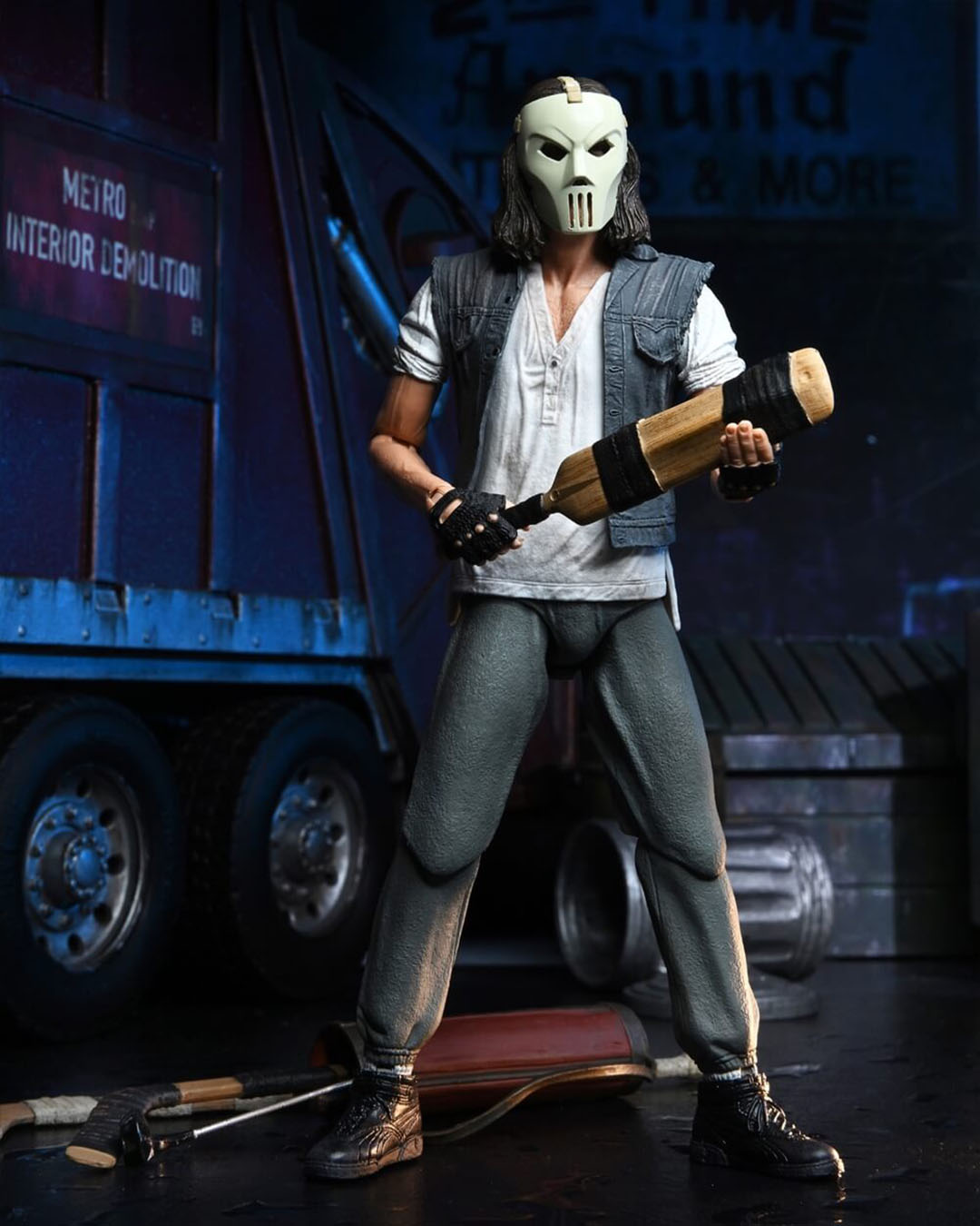 Ultimate Casey Jones Figura 18 cm TMNT 1990 Movie scale action figure.