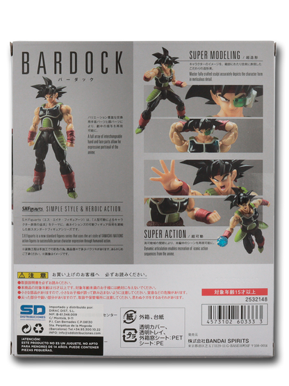 Bardock Figura 14.5 cm Dragon Ball Z SH Figuarts RE-ISSUE