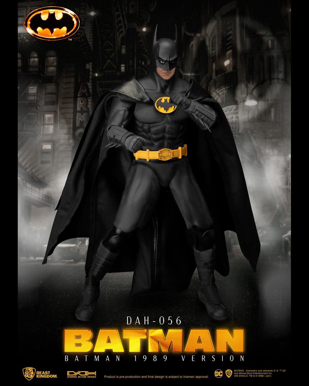 Batman 1989 Figura Dynamic 8ction Heroes 1/9 Batman 24cm.