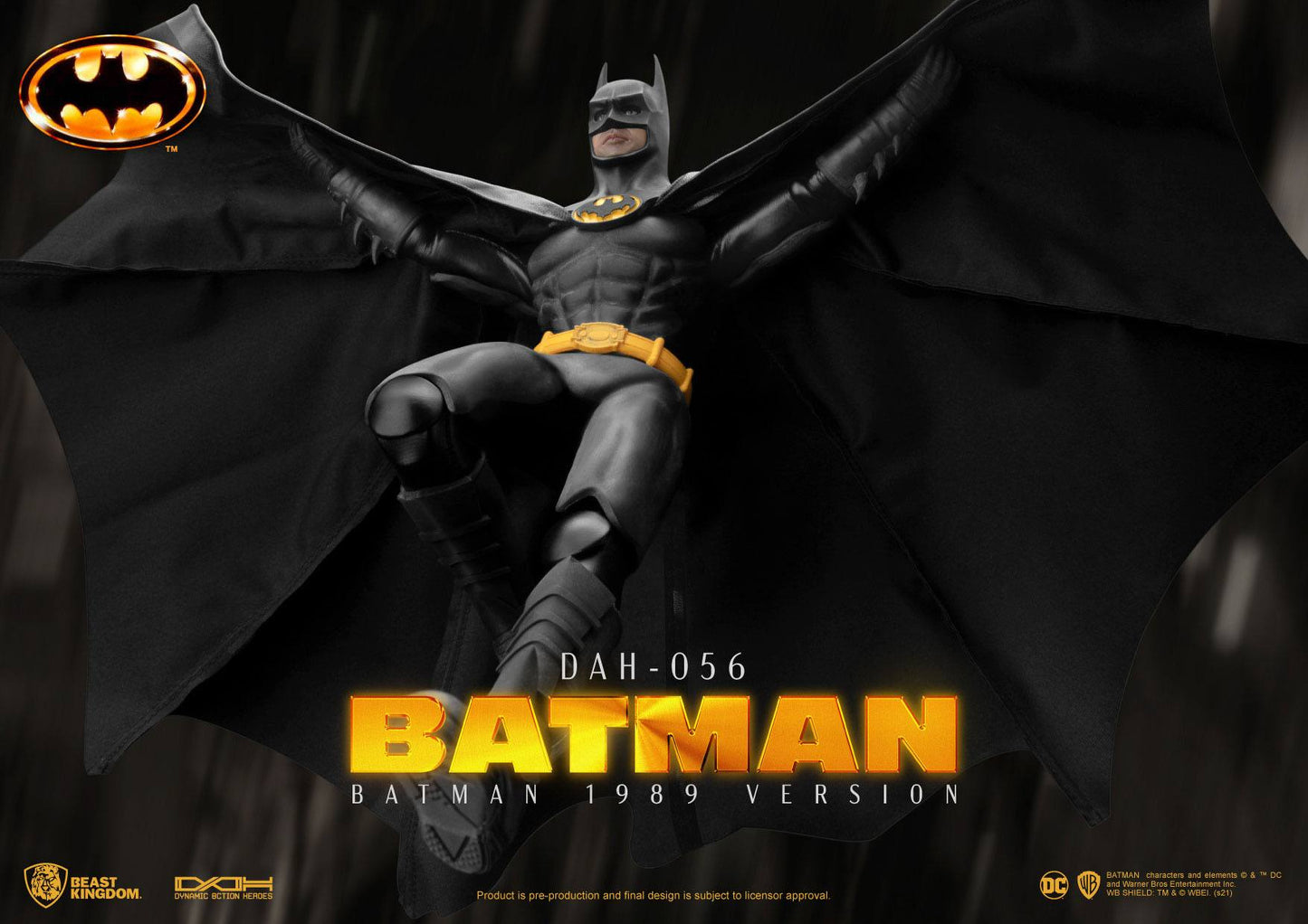 Batman 1989 Figura Dynamic 8ction Heroes 1/9 Batman 24cm.