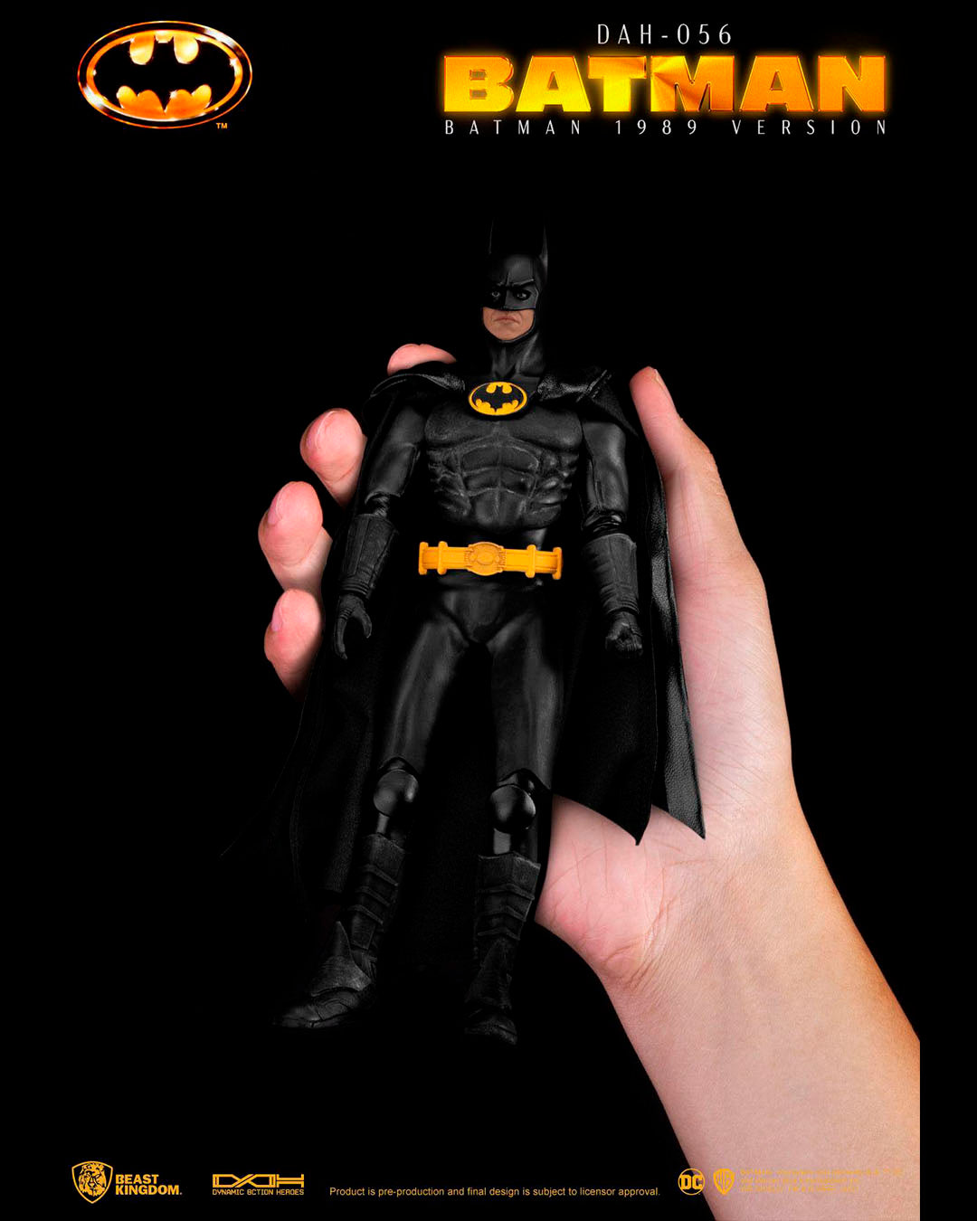 Batman 1989 Figura Dynamic 8ction Heroes 1/9 Batman 24cm.