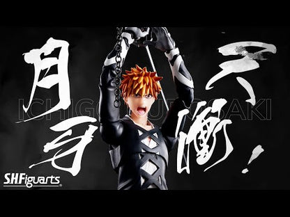 Ichigo Kurosaki BAnkai Tensazangetsu figura 15,5 cm BLEACH 1K Year Blood War SH Figuarts