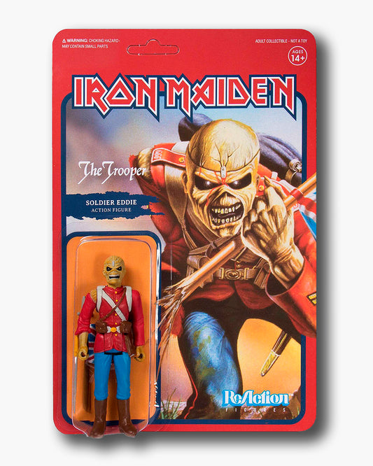Iron Maiden Figura ReAction The Trooper 10 cm