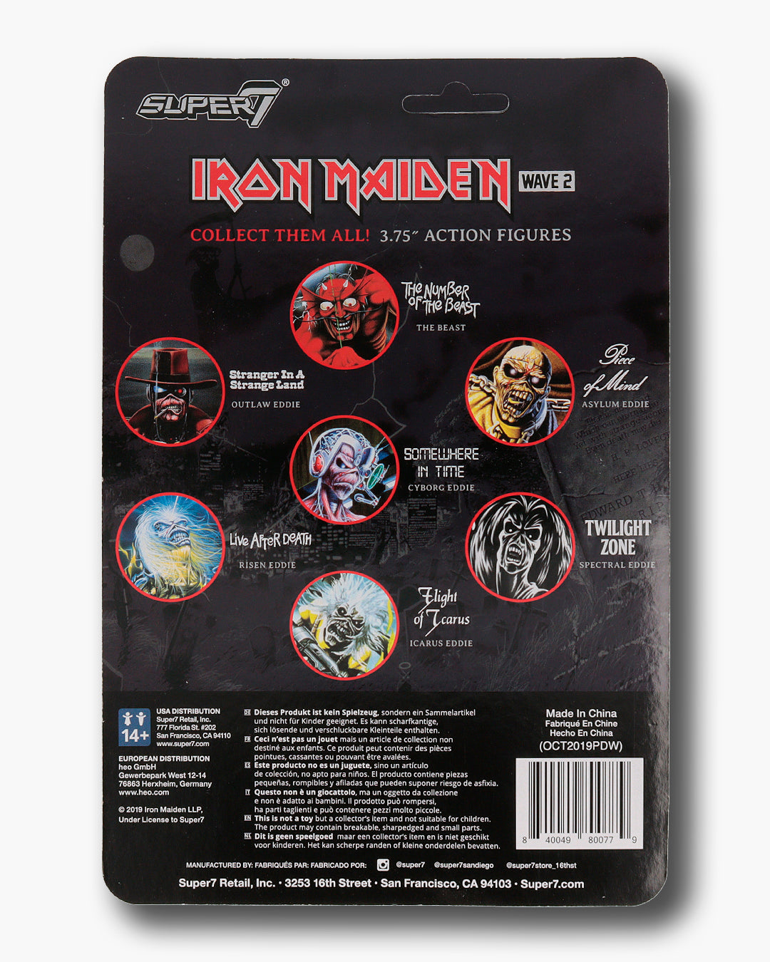 Iron Maiden Figura ReAction Stranger in a Strange Land (Single Art) 10 cm