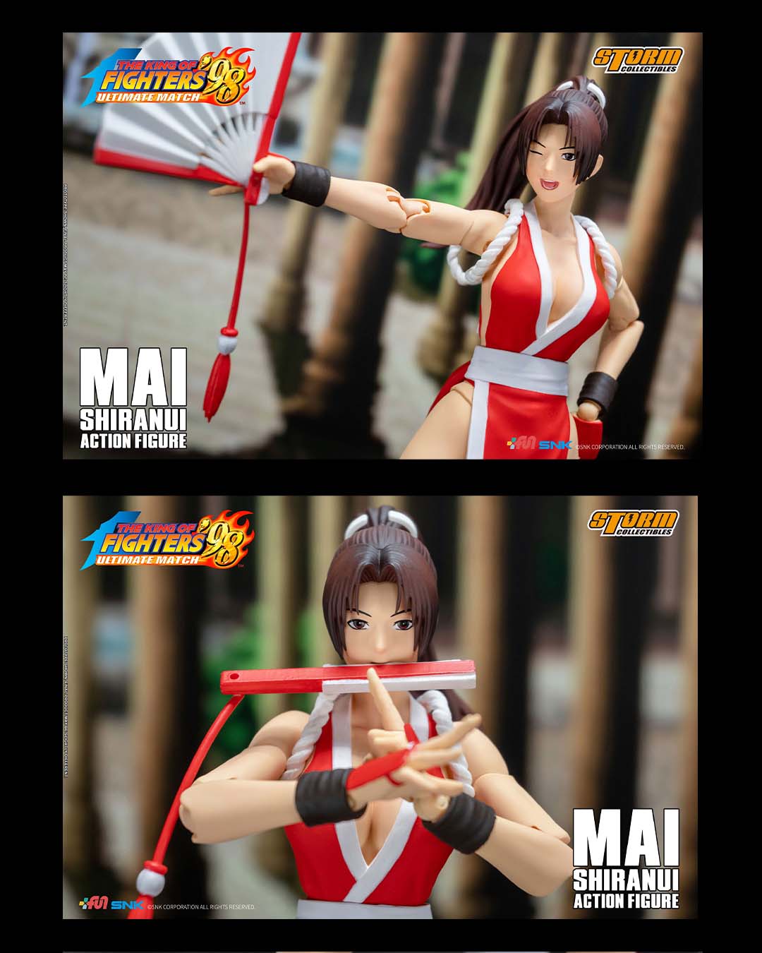 The King of Fighters '98 Ultimate Match Mai Shiranui 1/12 Scale BBTS  Exclusive Figure