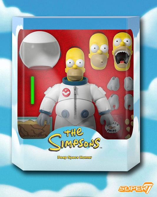 Los Simpson Figura Ultimates Deep Space Homer 18 cm