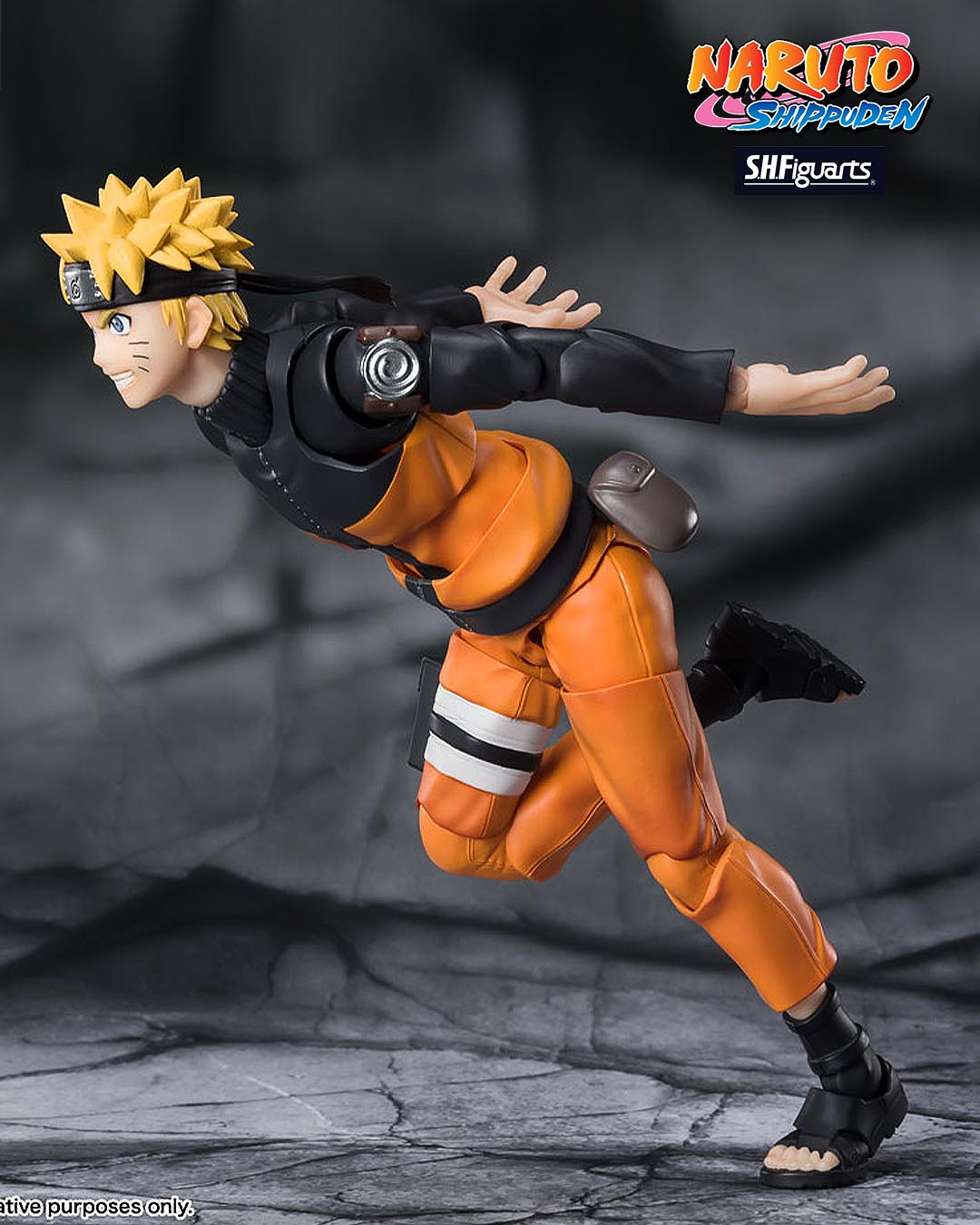Naruto Uzumaki Jinchuuriki with hope version.14cm Naruto Shippuden SH Figuarts.