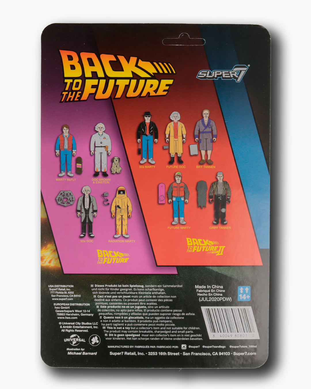 Regreso al futuro Figura ReAction Marty McFly 10 cm