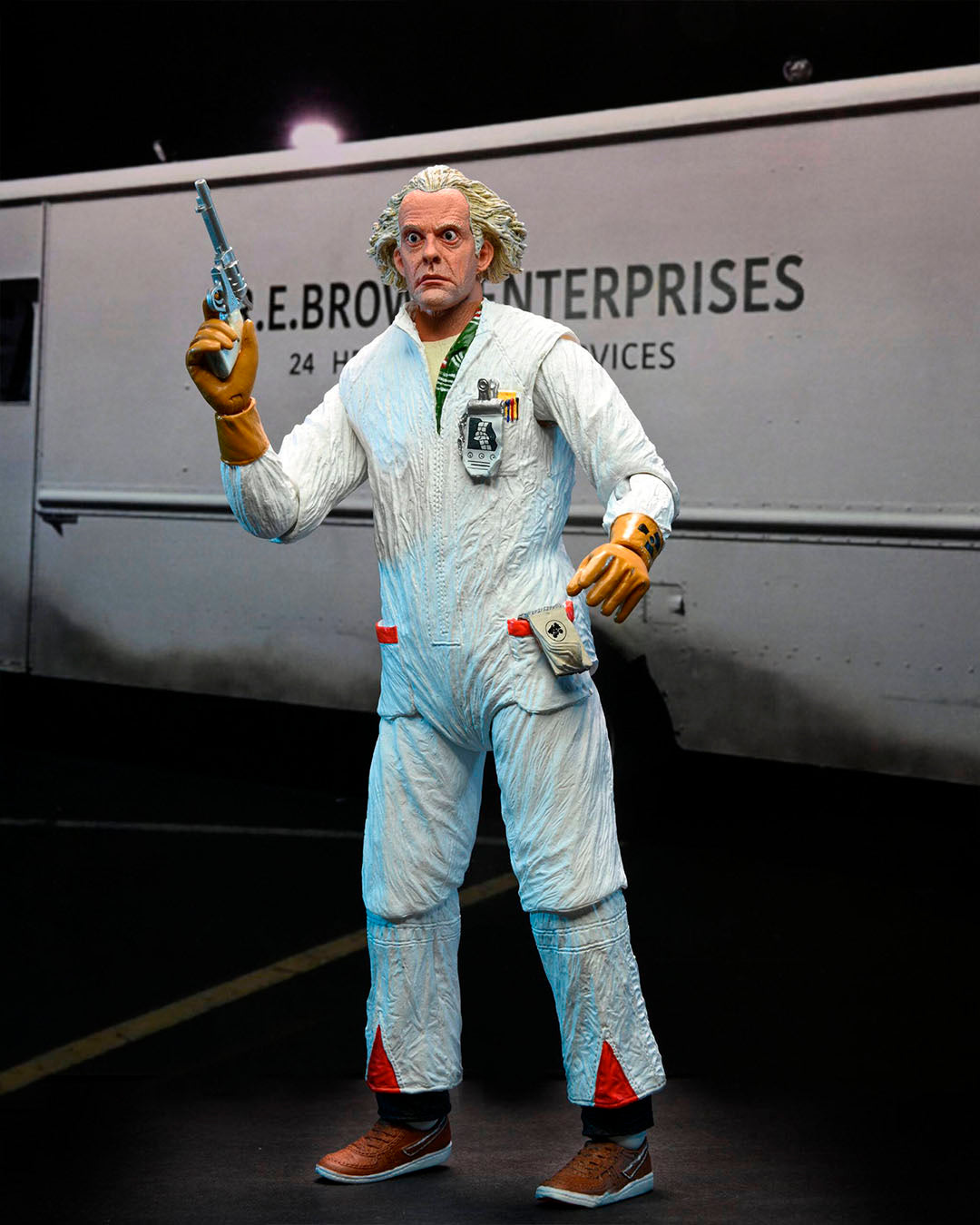 Regreso al Futuro Figura Ultimate Doc Brown (1985) 18 cm
