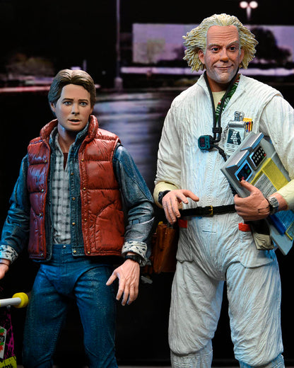 Regreso al Futuro Figura Ultimate Doc Brown (1985) 18 cm