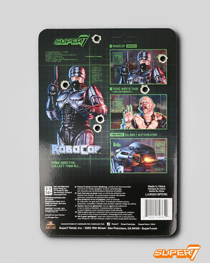 Robocop Figura Reaction Robocop Battle Damage ( Glow in the dark) 10cm