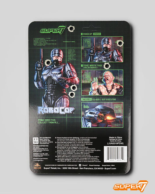 Robocop Figura Reaction Robocop Battle Damage ( Glow in the dark) 10cm