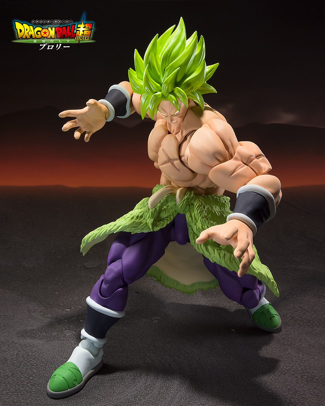 Super Saiyan Broly Full Power. Figura 22 cm Dragon Ball Super SH Figuarts RE-ISSUE.