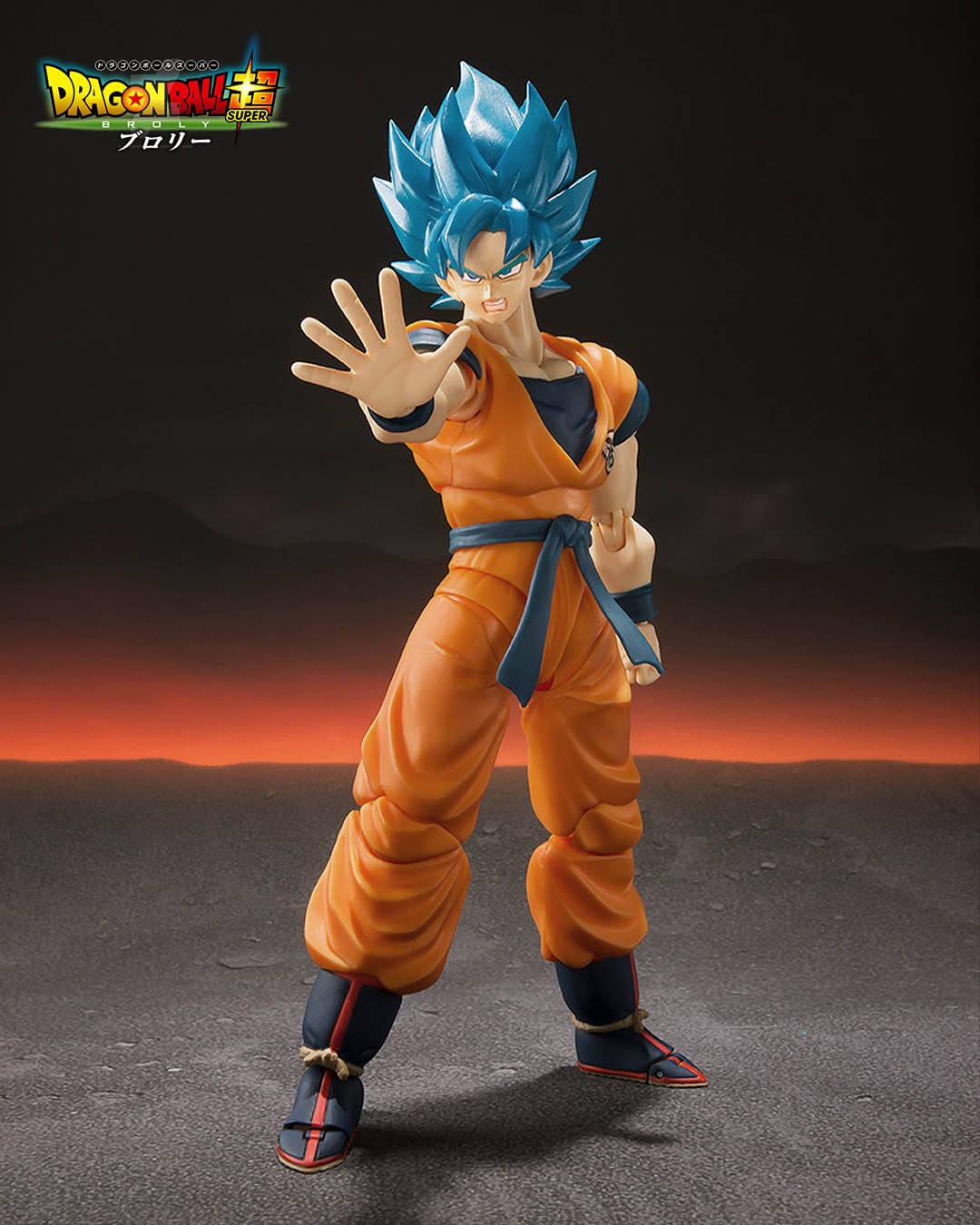 Super Saiyan God Super Saiyan Goku Figura 14cm Dragon Ball Super SH Figuarts RE-RUN