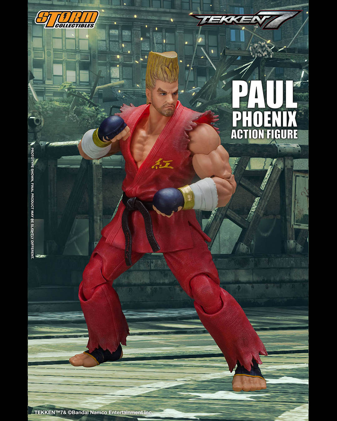 Tekken 7 Figura 1/12 Paul Phoenix 18 cm