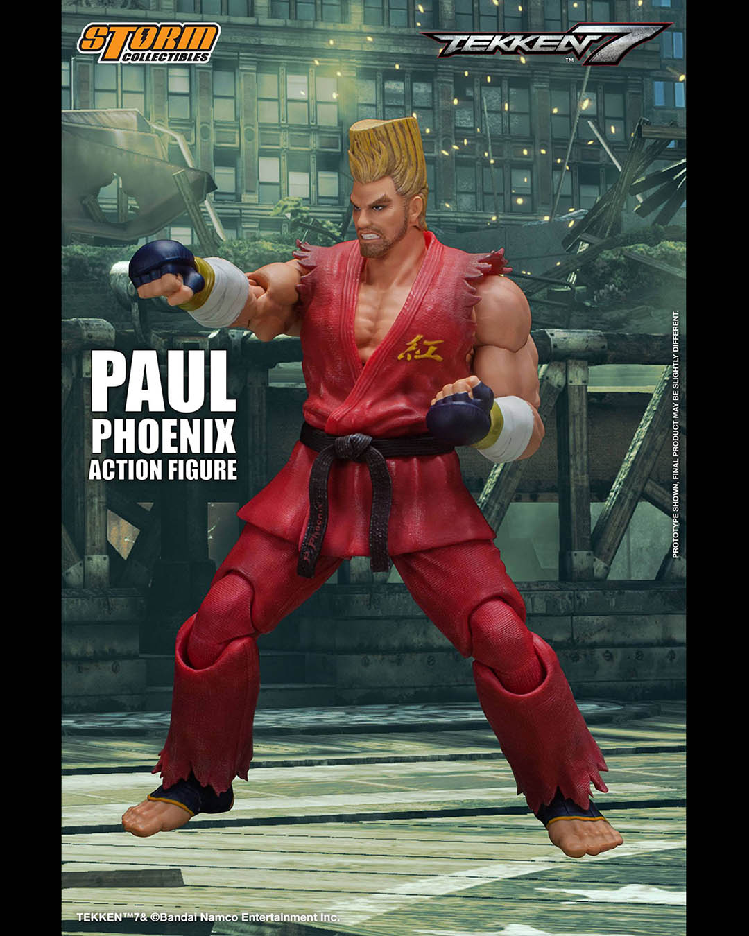 Tekken 7 Figura 1/12 Paul Phoenix 18 cm