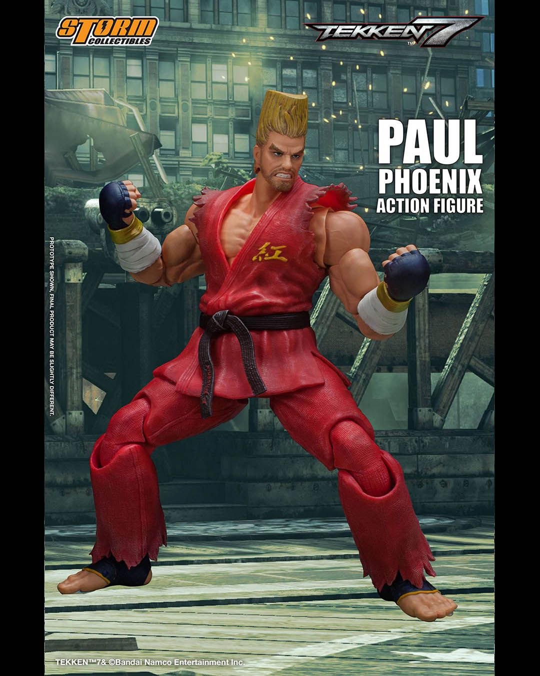 Tekken 7 Figura 1/12 Paul Phoenix 18 cm