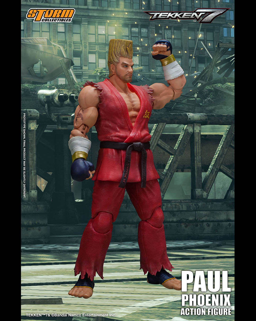 Tekken 7 Figura 1/12 Paul Phoenix 18 cm