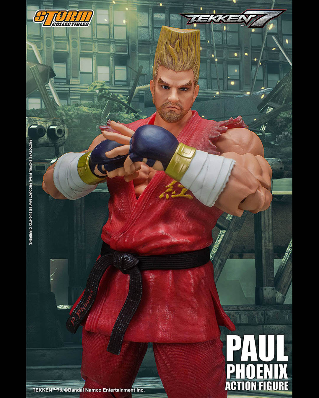 Tekken 7 Figura 1/12 Paul Phoenix 18 cm