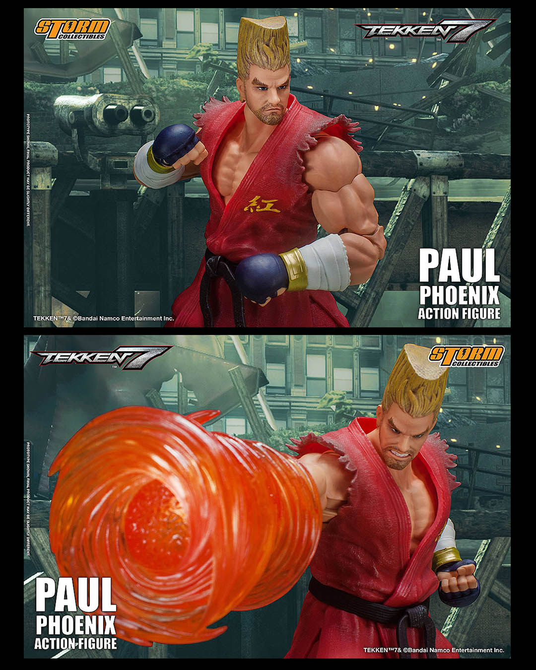 Tekken 7 Figura 1/12 Paul Phoenix 18 cm