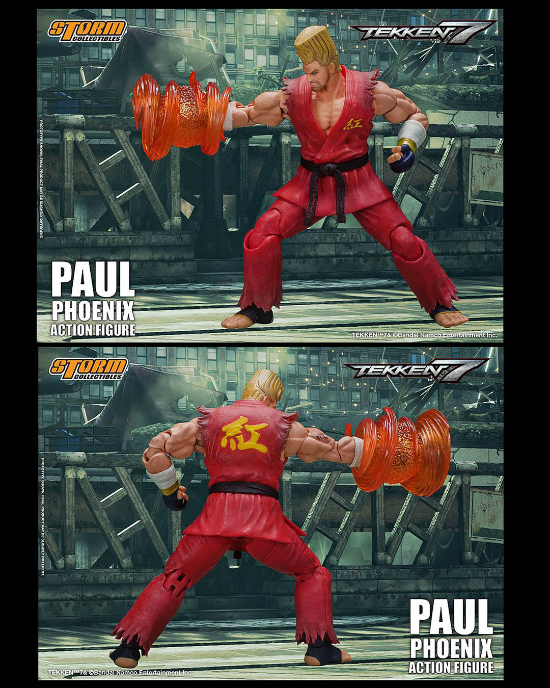 Tekken 7 Figura 1/12 Paul Phoenix 18 cm