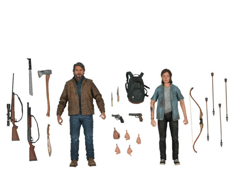 The Last of Us Part II Pack de 2 Figuras Ultimate Joel and Ellie 18 cm