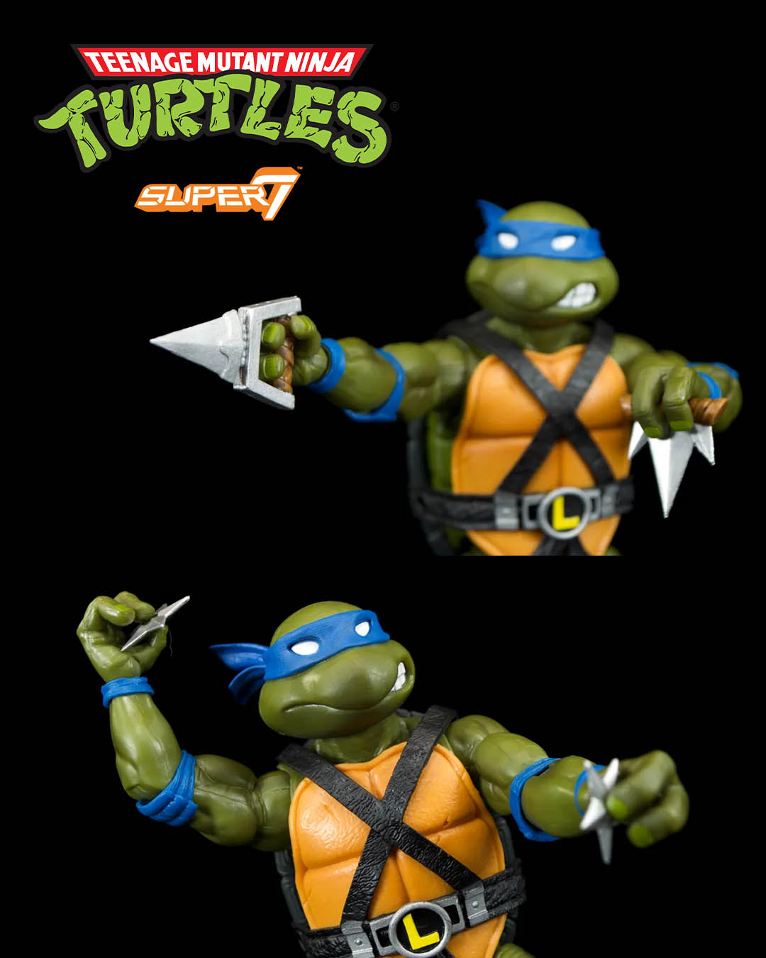 Tortugas Ninja Figura Ultimates Leonardo 18 cm