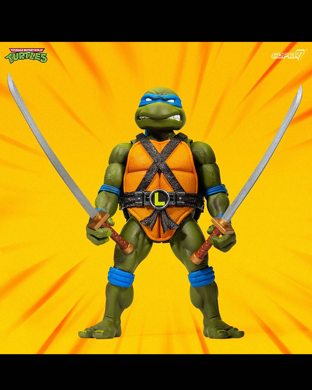 Tortugas Ninja Figura Ultimates Leonardo 18 cm
